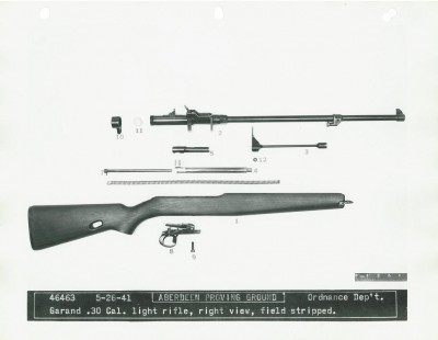 Light Rifle carbine designed by John Garand